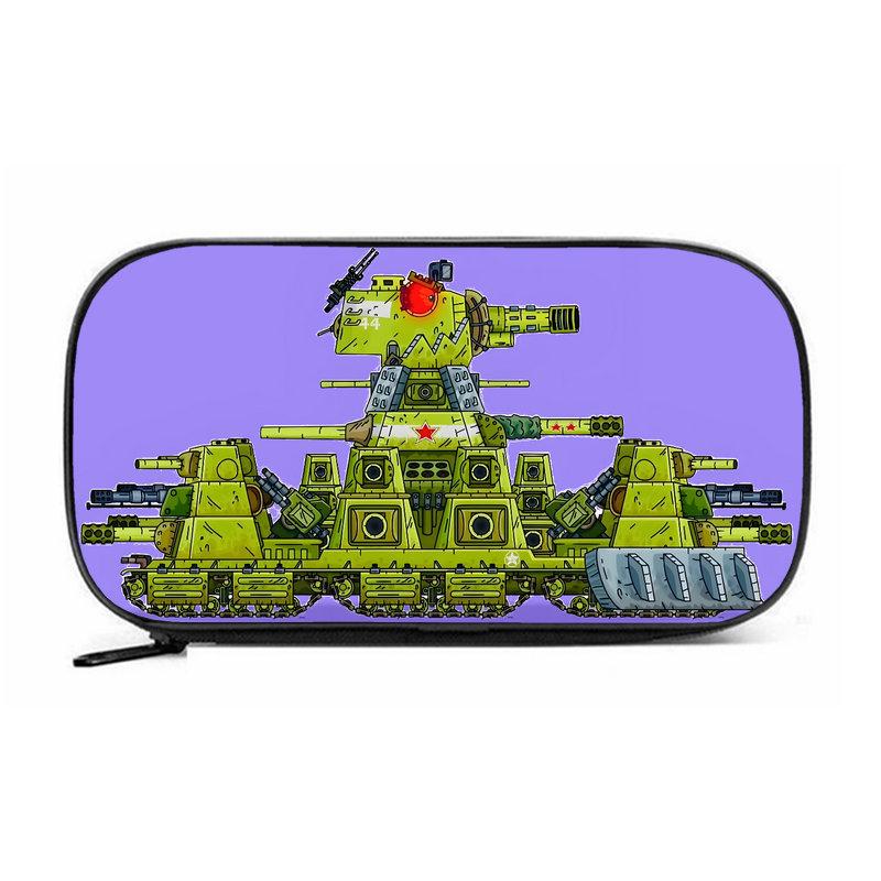 Пенал Tank KV44 большого объема - износостойкий Оксфордский тканевый пенал-органайзер для мальчиков