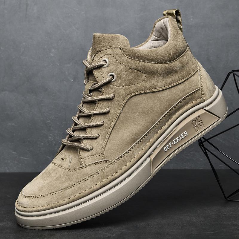 Мужская обувь из натуральной кожи в британском стиле, трендовая удобная повседневная обувь, мокасины, мужская обувь на плоской подошве