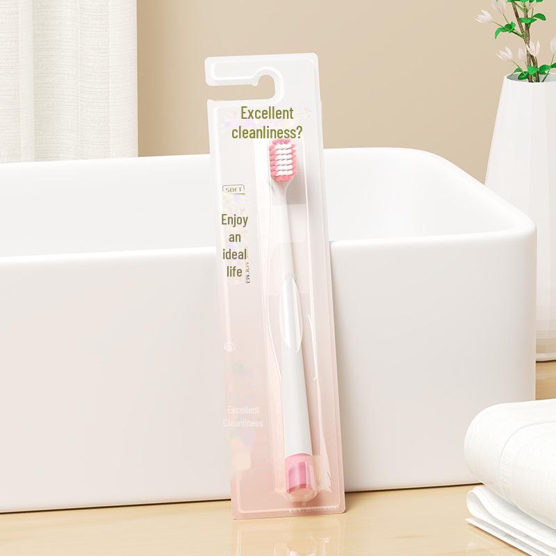 Soft Bristle Adult Toothbrush with Patented Wide Head Design
