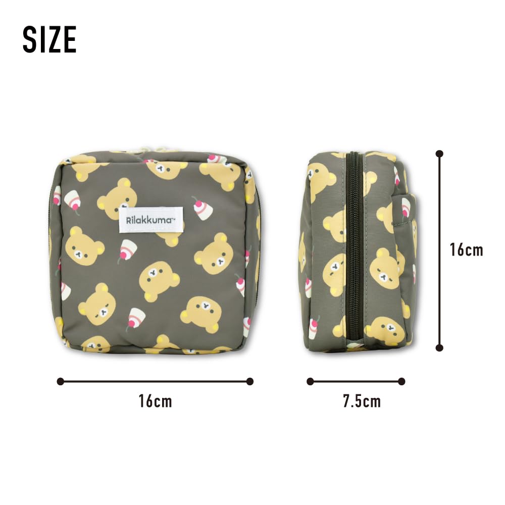 Вертикальная косметичка Basic Rilakkuma Face MRK-782