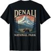 (НА СПИНЕ)Футболка с пиком горы Денали, Национальный парк Аляски