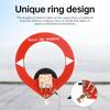 Антенна SW/AM Коротковолновая/Средневолновая SMA-игольчатый интерфейс Мини-кольцевая антенна Широкополосная приемная антенна 4 МГц - 24 МГц / 500 кГц - 2000 кГц