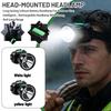 Long-lasting Lithium Battery Headlamp For Outdoor Use; Intelligent, , Rechargeable Headlamp With Strong  And Long Range