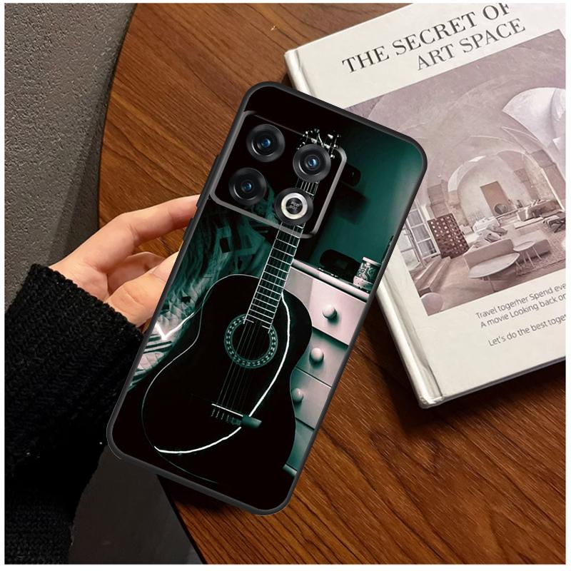 Винтажный чехол с рисунком музыкальных гитар для OnePlus 8T 10T 13T 10R 12R 13R 15 13 12 11 10 9 Nord 5 CE 2 3 4 Lite N20 N30