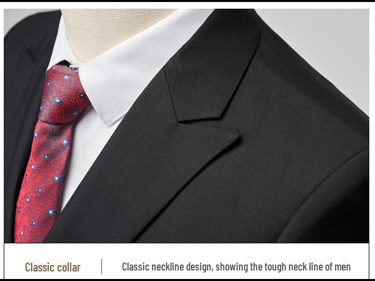 Мужской двубортный деловой костюм королевского синего цвета, состоящий из двух частей в британском стиле для официальных банкетов и вечерних мероприятий