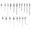 Needle Contact Point Sets for Dial Indicators Depth Gauge 4-48UNF Thread Shank 0.15mm 0.3mm 1.0mm 1.5mm 2.0mm Diameter
