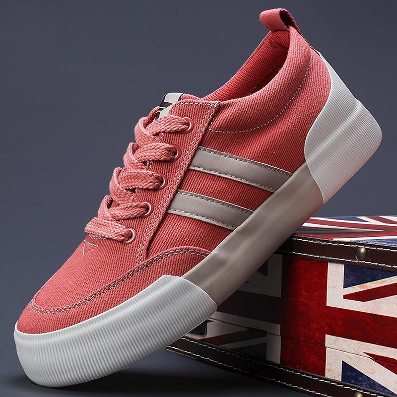 Весенние новые мужские туфли Niche Retro универсальные мужские парусиновые туфли повседневные тонкие повседневные низкие туфли мужские