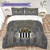 Royal Charleroi Pattern Bedding uilt Set uilt Cover Pillowcase Home Decoration Birthday Gift (1 * duvet cover + 2 * pillowcase without core)