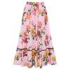 1011 European and American swimwear new pink floral sweet seaside vacation one-piece swimsuit suit female explosion