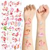 New Cartoon Colorful Firebird Series Tattoo Stickers Waterproof Party Gift Funny Face Stickers