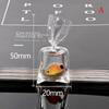 1 Pc Resin Goldfish Charms Small Fish In Water Bag Pendant For Keychain Diy