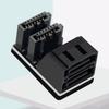 Угловой адаптер SATA 7Pin Plug and Play 2 SATA 7Pin Male to Female Конвертер для материнской платы настольного компьютера для SSD HDD