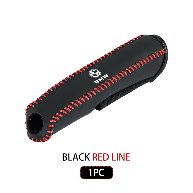 AAAOT1 Car Leather Handbrake Cover Protective Sleeve Hand Brake Protection For BMW M Sport M2 M3 M4 M5 M6 E46 E90 E60 F10 F20 E87 X3 X6