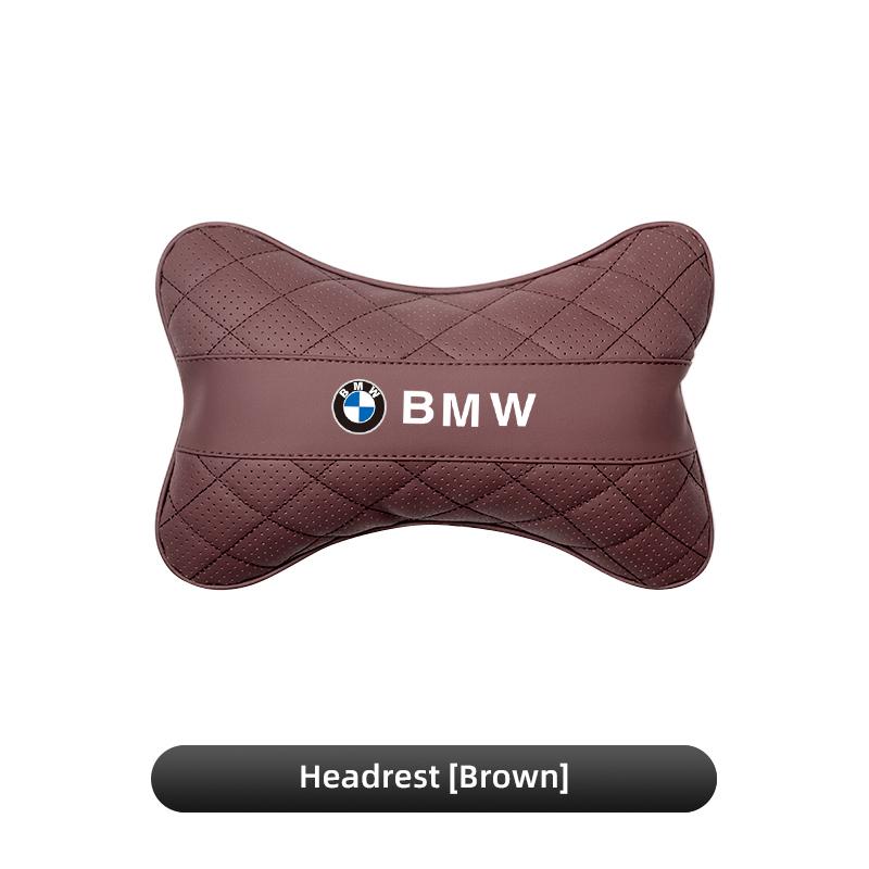 BMW Car Seat leather Neck Pillow Headrest Car Sticker For BMW M E46 E90 E60 F30 F10 E39 E36 F20 G30 G20 E87 E92 E91 E30 F11 F31 NWHCY1