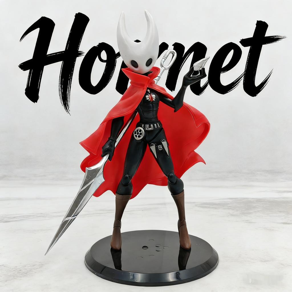 Новый Hollow Knight 21 см: Фигурка Хорнет Форма Боя из Silksong - Настольное Украшение Коллекционная Модель Комплект Идеальный Подарок Для Фанатов
