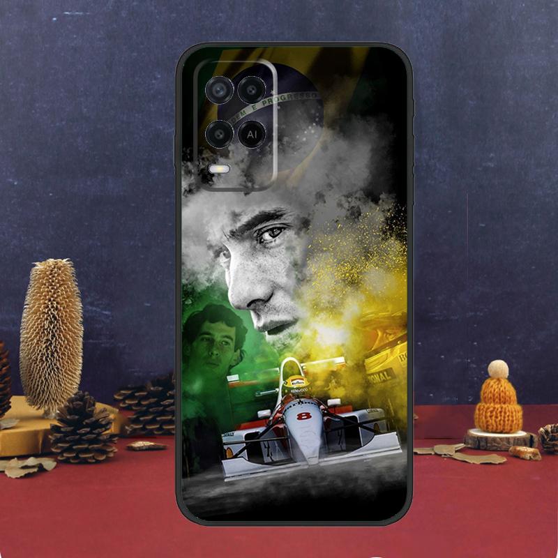 Айртон Сенна F1 для OPPO A54S A74 A94 A58 A78 A98 A16 A76 A96 A15 A17 A77 A5 A9 A52 A72 A79 A53S A57S чехол