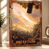 Inception Personalized D Textured Metal Poster Wall Art Vintage Tin Signs for Modern Home Decoration Room Office Decor Luxury
