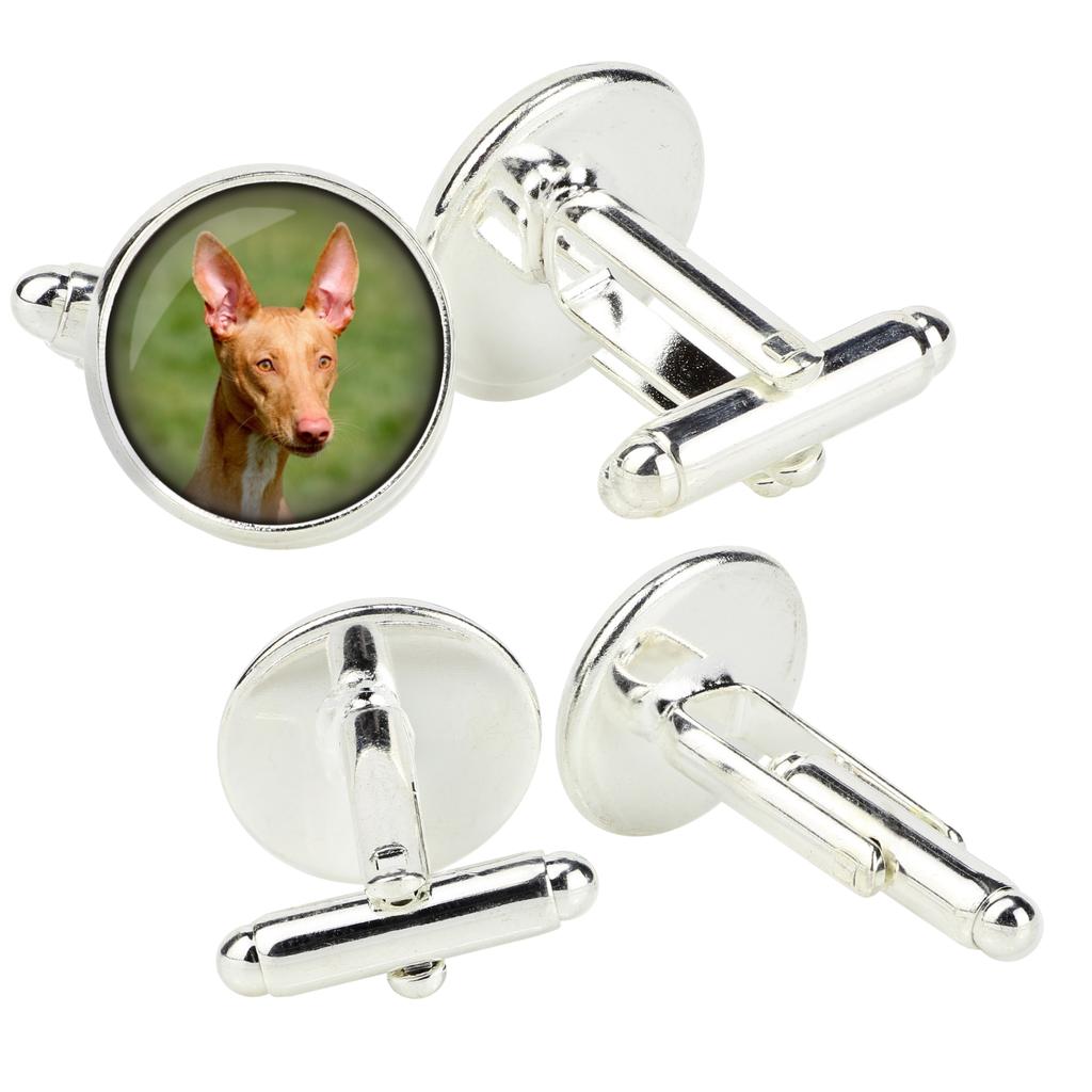 Pharaoh Hound, Kelb tal-Fenek - cufflinks in a box, handmade jewelry, product of the Art-Dog brand