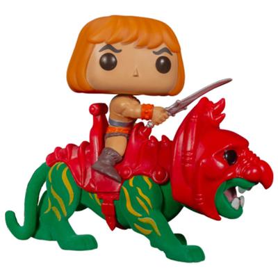 He-Man на Battlecat Flocked, эксклюзивная американская поп-музыка! Поездка
