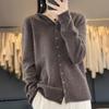 Women's Cashmere Sweater 30% Cashmere 70% Wool Women's Autumn and Winter Cashmere Pullover Soft and Warm