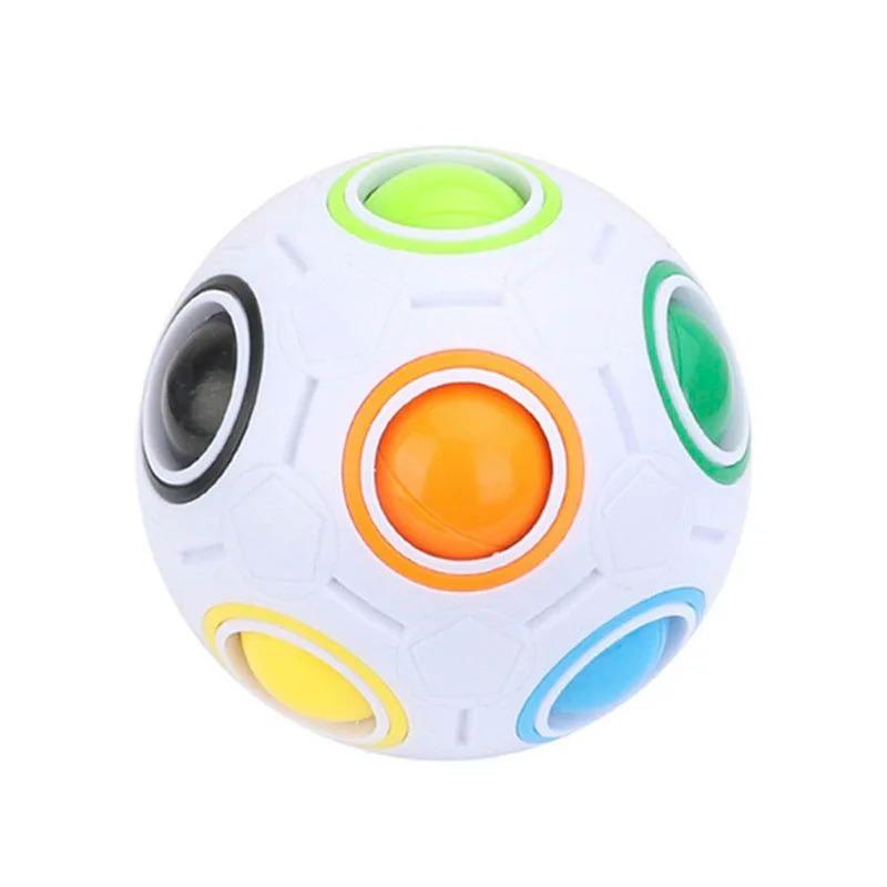 Antistress Cube Rainbow Ball Puzzles Football Magic Cube Educational Learning Toys for Children Adult Kids Stress Reliever Toys