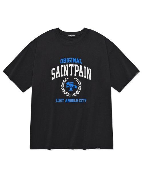 SAINTPAIN Sp Футболка с логотипом Heritage - Черная