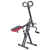 Squat Machine, Deep Squat Rowing Machine for Home, Easy Setup & Foldable Exercise Equipment, Glute Trainer Machine with 12-Gear Adjustable Resistance,