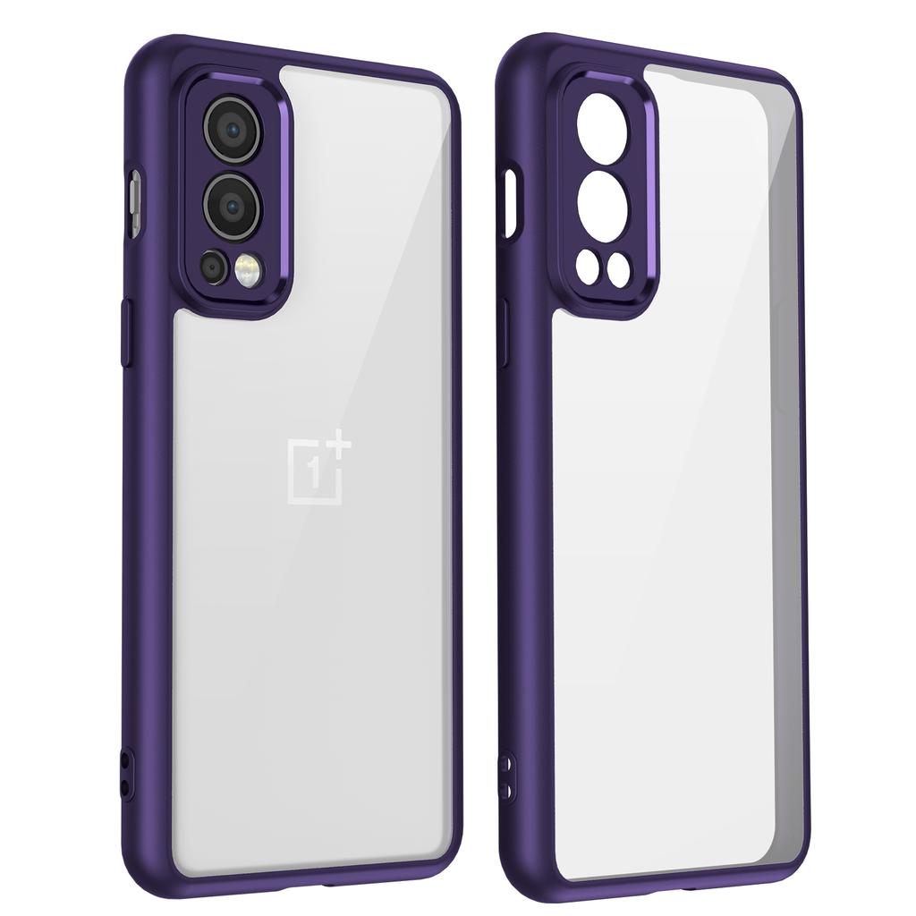 Чехол для OnePlus Nord2 DN2101 DN2103 Противоударный силиконовый бампер Воздушная подушка Прозрачная матовая задняя крышка Жесткий чехол для телефона для OnePlus Nord2