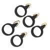 5pcs Fishing Rod Hook Holder Rubber Circle Stainless Steel Fishing Pole Hook Keeper for Bait ToolS