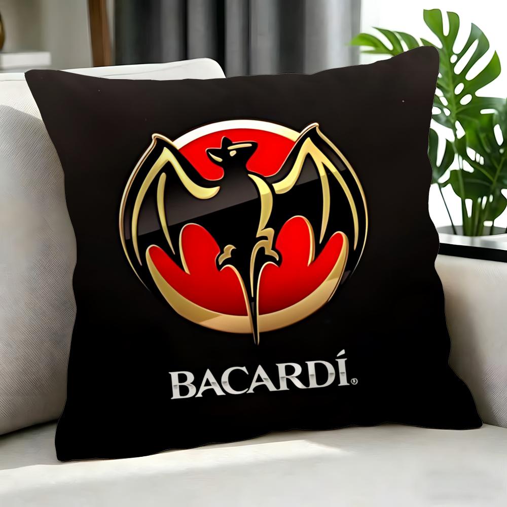 Alcohol Bacardi Cushion Cover Cushion Cover Set 4Pcs 50X50 45X45 40X40 Pillowcase Decorative Sofa Home Decor