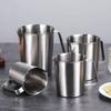 Stainless Steel Stainless Steel Cup with Scale Milk Frothing Jug Graduated Cup  Baking Measurement