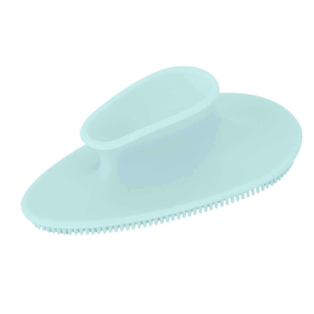 Silicone Facial Cleansing Brush Portable Clean Skin Multifunctional Face Cleaning ToolLight Blue