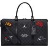 Jordan Монограмма 25л Модная Универсальная Полиэстеровая Дорожная Сумка Унисекс Черная MM9157-023