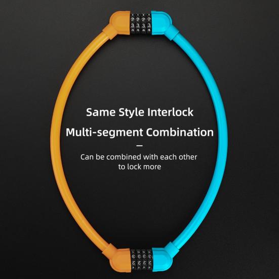 Портативный противоугонный кодовый замок-кольцо для велосипеда для горного велосипеда