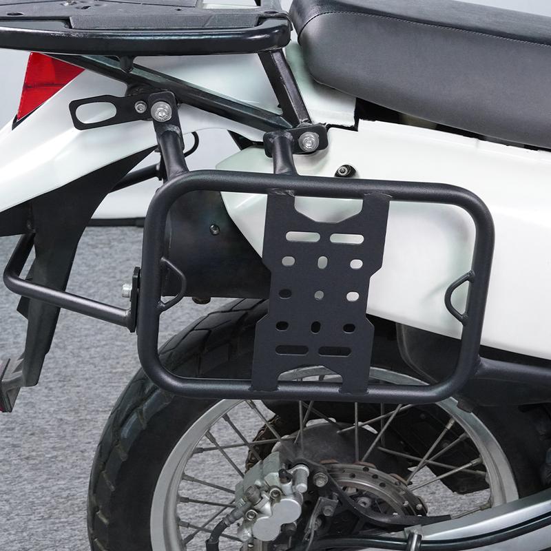 Боковые кронштейны для кофров KLR 650 Подходят для KAWASAKI KLR650 2008-2018 Мотоцикл Сумка-седло Подставка для сумки-седла Защитные дуги Монтажные кронштейны