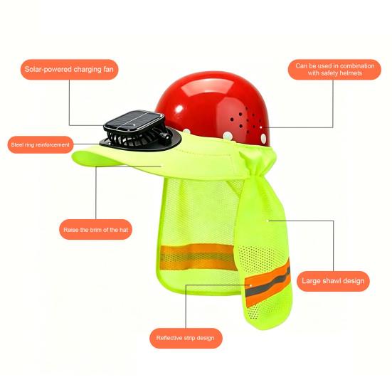 Ventilation Design Uv Protection Ring Made From High-quality Polyester Fiber 1 Pc