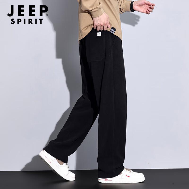JEEP SPIRIT Мужские вельветовые повседневные брюки прямого кроя