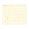 Rhodia 2026 Edition Diary with Monthly Diary Mini x Earth with PVC cf117395cv2kh Pocket-Sized Blocks, "Monthly (7.5 12cm) Tone" Cover, Khaki,