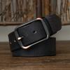 Belt Men's Matte Glossy Retro Leather Pin Buckle First Layer Cowhide Casual Trendy All-Match Youth Jeans Belt