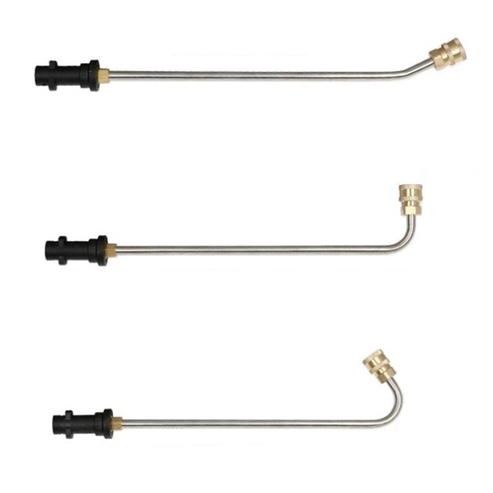 Насадка для чистки желобов из нержавеющей стали для мойки высокого давления 1/4 дюйма с быстрым соединением 4000 фунтов на кв. дюйм для Karcher K2 K3 K4 K5 K6 K7