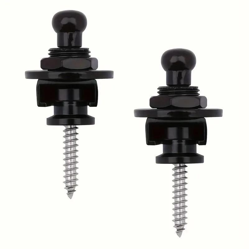 (2 pcs) Strap with locking tail nail-black
