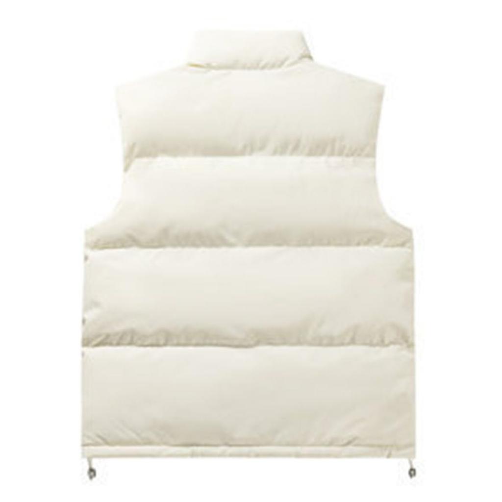 Мужской и женский повседневный клетчатый жилет в тон с внутренней и внешней стороны. Мужской утепленный жилет без рукавов на молнии со стойкой