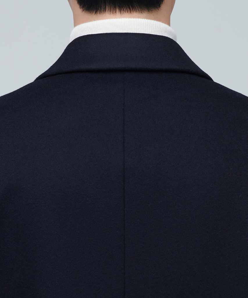 Musinsa Standard Cashmere 20 Oversized Single Coat [Navy]