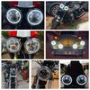 Мотоциклетная фара 5,75 дюйма лампа Halo для Triumph Rocket iii 3 & Speed Triple & Street Triple & Thunde 5 3/4 дюйма