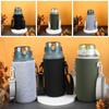 Universal Neoprene Water Pouch Holder Shoulder Strap Water Bottle Cover Bag Pouch With Strap Black Bottle Carrier Insulat Bag