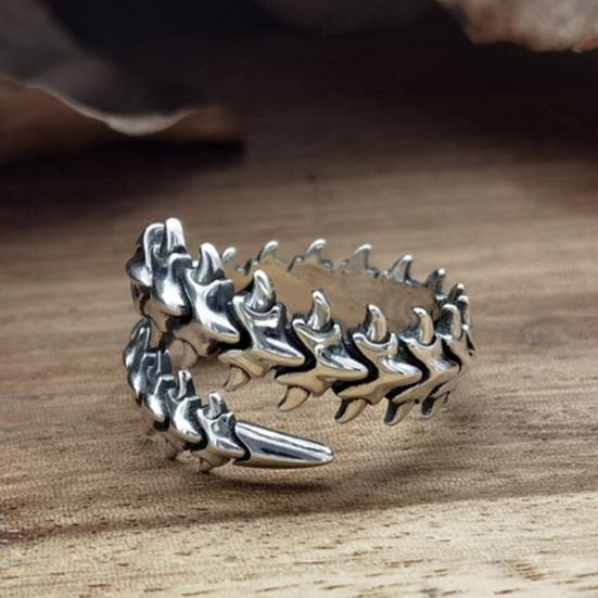 Регулируемое мужское кольцо в стиле панк, открывающееся кольцо для пары, ювелирные аксессуары