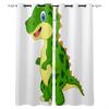 Мультфильм животное милый динозавр оконная занавеска детская спальня шторы домашние шторы для гостиной