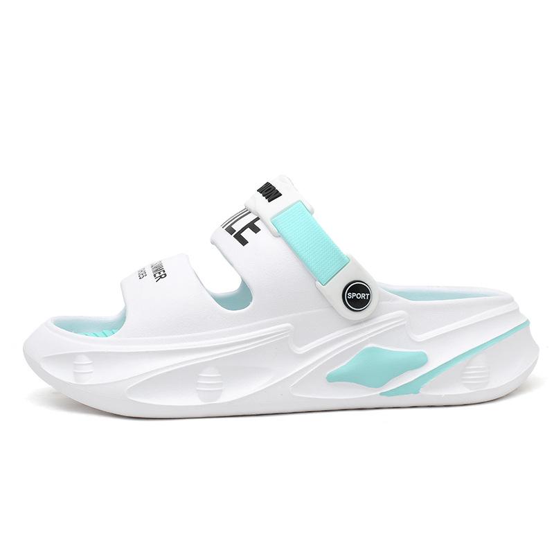 Модные мужские уличные сандалии, шлепанцы, пляжные сабо на толстой подошве, мужская удобная повседневная обувь, садовая обувь, мужские пляжные сандалии