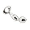 Heavy Stainless Steel Anal Beads Butt Plug Set Small Large Metal Anal Beads Butt Plug Pull Ring Insert Ass Vaginal Sex Toy Dildo