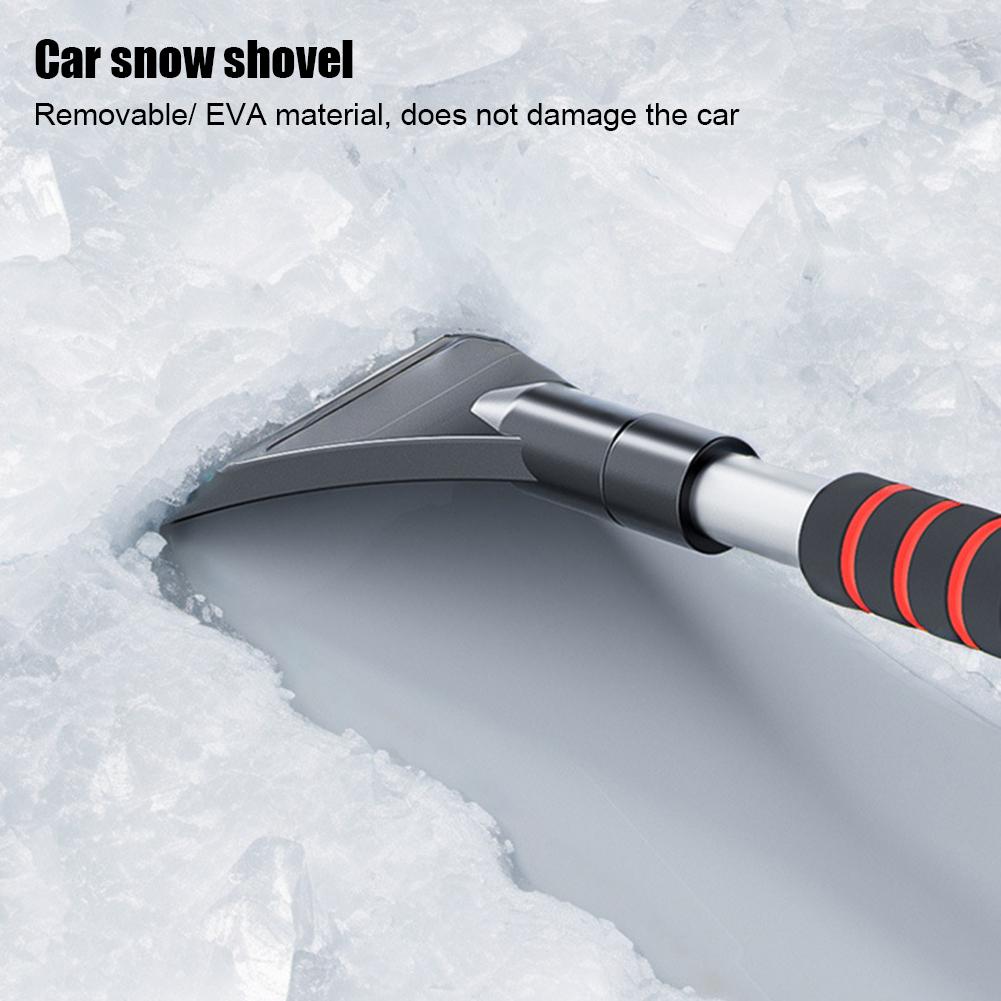 Universal Car Windshield Wiper Snow Removal Brush Removable Snow Shovel Extendable EVA Cleaning Tool Broom Cleaning Accessories